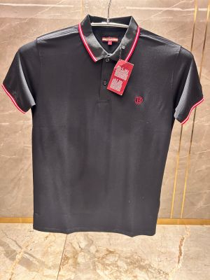 SALE BALLY BLACK RED PREMIUM IMPORTED POLO