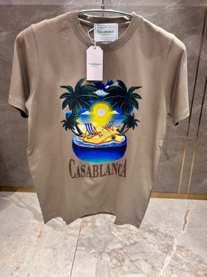 SALE CASABLANCA PREMIUM IMPORTED FRONT PRINTED TSHIRT