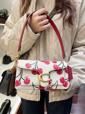 Coach_Tabby 20 Cherry Print bag with box premium quality