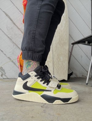 Nikee Air Jordan X Travis Scott Jumpman Jack Trainer Cactus