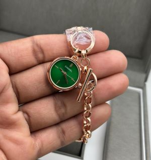 Chanel_Chain_Rosegold_Green_Bracelet_Watch