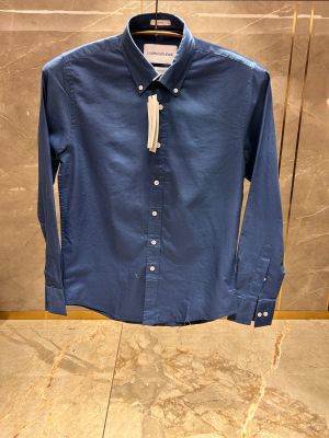 CALVIN KLEI_N BLUE FRONT BACK PRINT PREMIUM SHIRT