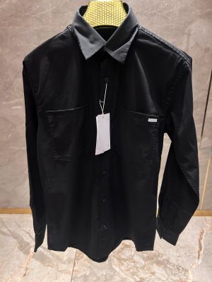 CALVIN KLEI_N BLACK PREMIUM DOUBLE POCKET SHIRT