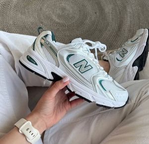 WMN Ne_w Balance 530 WHITE GREEN Women Shoes