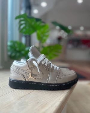 Nik_e Air Jordan 1 Low SE Metallic Zinc Women Shoes