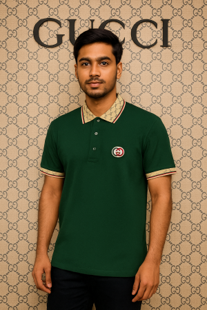 GUCC I POLO T-SHIRTS 1177 GREEN 