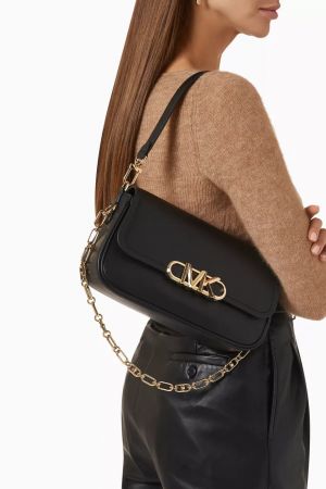 Michael_Kors_Parker_Medium_Logo_Shoulder_Bag_With_Dust_Bag_&_OG_Box_22319_Black