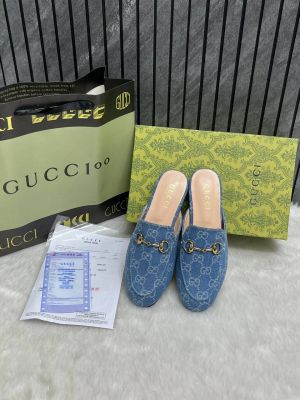 Gucci_GG_Princetown_Horsebit_Denim_Sandal_Mule_For_Women_With_Original_Box_And_Carry_Bag