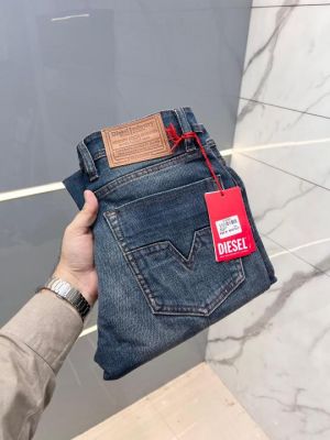 Diese l Green Shade Premium Imported Stretchable Lycra Fabric Boot Cut Denim with Back Design 2693