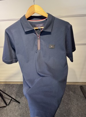 SALE Tommy hilfige_r navy blue Polo embroidery