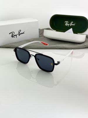 Rayban ice black red 06