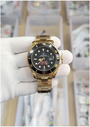 Role_x Oyster perpetual Submarine Gold-Black