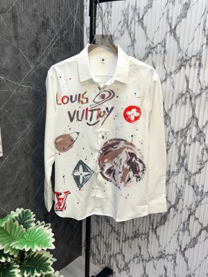 .Louis.Vuitton.100%.Imported.Fabric.All.Over.Printed.Full.Sleeves.Shirt.
