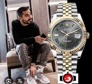 ROLE.X OYSTER PERPETUAL ROMAN WATCH 003 gold icey green stainless steel
