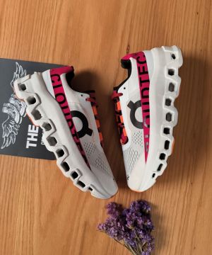 WMNS On Cloud Monster Undyed White Aurora Running Shoes