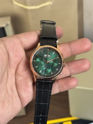 Jaeger Le Coultre Annual Calender Black Green