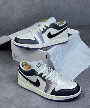 Nik_e AJ Retro 1 Low Punk Rock Women Shoes