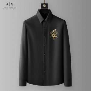 Arman i Exchange Black Snake Print Shirt With Premium Box Packing And Carry Bag