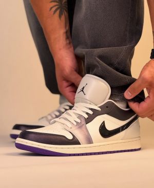 Nik_e AJ Retro 1 Low Punk Rock Women Shoes