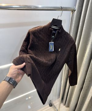 Ralph  Lauren Brown Knitted Premium Pull Over
