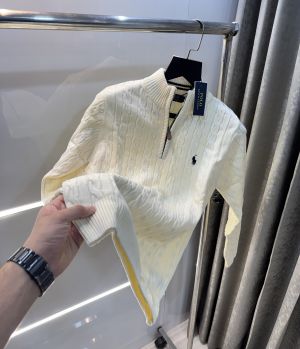 Ralph  Lauren Cream Knitted Premium Pull Over