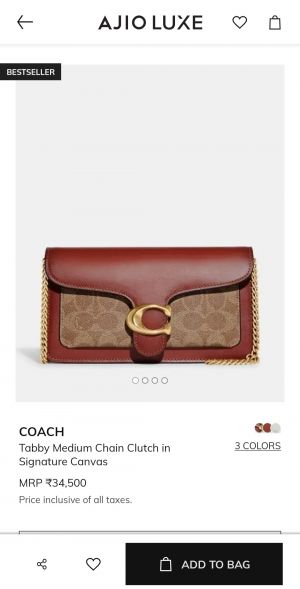 Coach_Tabby_Chain_Clutch_With_Dustcover_Double_Box_Original_Magnetic_Box_Packaging