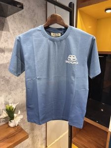 BALENCIAG A DUAL TONE DROP SHOULDER ROUND NECK TSHIRT 1180