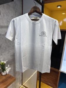 BALENCIAG A DUAL TONE DROP SHOULDER ROUND NECK TSHIRT 1180