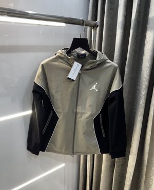 Air Jordan Beige Imported Premium WindBreaker Jacket