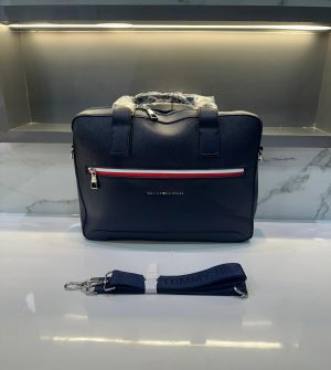 Tommy  Hilfiger 2 Blue Luxury Classic Laptop Bag