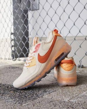 Nik e Airmax 90 Terrascape Fuel Orange Running Shoes