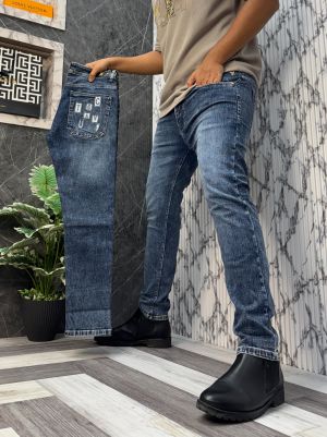 .Louis.Vuitton.Imported.Light.Blue.Shade.Denim.Jeans.CS138