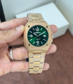 Bell Ross New Green Rose gold