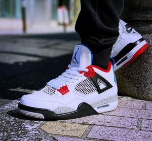 Nik_e Air Jordan Retro 4 What The Semi UA Quality Men Shoes