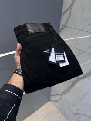 Emporio Arman i Black Premium Imported Stretchable Lycra Fabric Boot Cut Denim with Metal Logo 2900