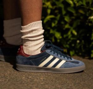 Adida_s Gazelle INDOOR BLUE Women Shoes