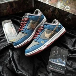 Nik_e Dunk Low Myth Wukong Semi UA Men Shoes