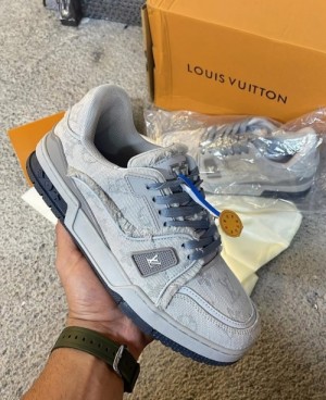 Loui ss vuitto nn trainer denim grey with kit 456 fam