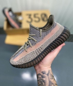 Yeez yy 350 V2 Ash Stone Semi ua with accessories 453 fam