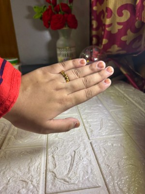 Beaded ring anti tarnish Price 125 Beaded ring anti tarnish