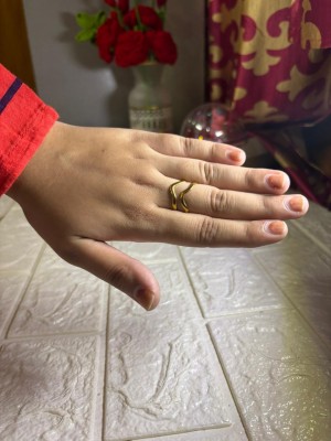 Wave ring antit tarnished