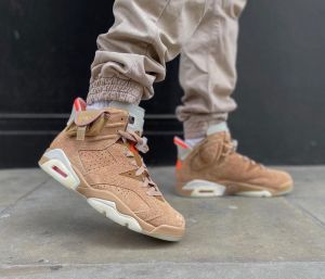 Jordan Retro 6 British Khakhi Men Shoes