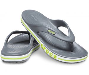 _161_Crocs_Bayaband_Grey_Green_Premium_Thong_Flipflop