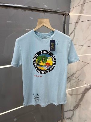 Ralph Laure n Premium Round Neck Tshirt Sky Blue 1983