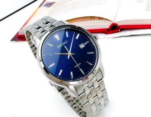 SEIKO 5 quartz WATCH Blue 014