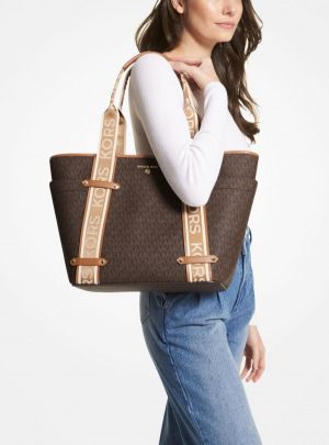 Michael_Kors_MK Maeve Tote Bag With Dust Bag & Sling Belt (Brown - 183)