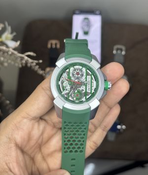 Jacob & Co. CR7 Green Silicon Strap  Premium Automatic Watch