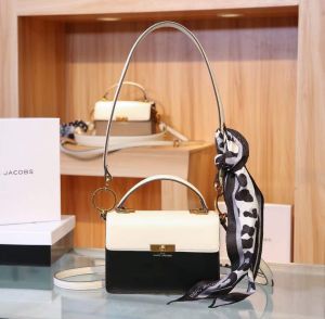 MARC JACOB.S THE UPTOWN WHITEBLACK  BAG PREMIUM WITH OG BOX & LABUBU FREE