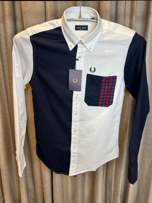 FRED PERRY NAVY BLUE WHITE PREMIUM MULTI COLOR PREMIUM SHIRT