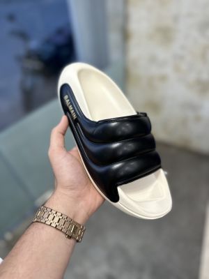 Balmai n Cream Black Slides